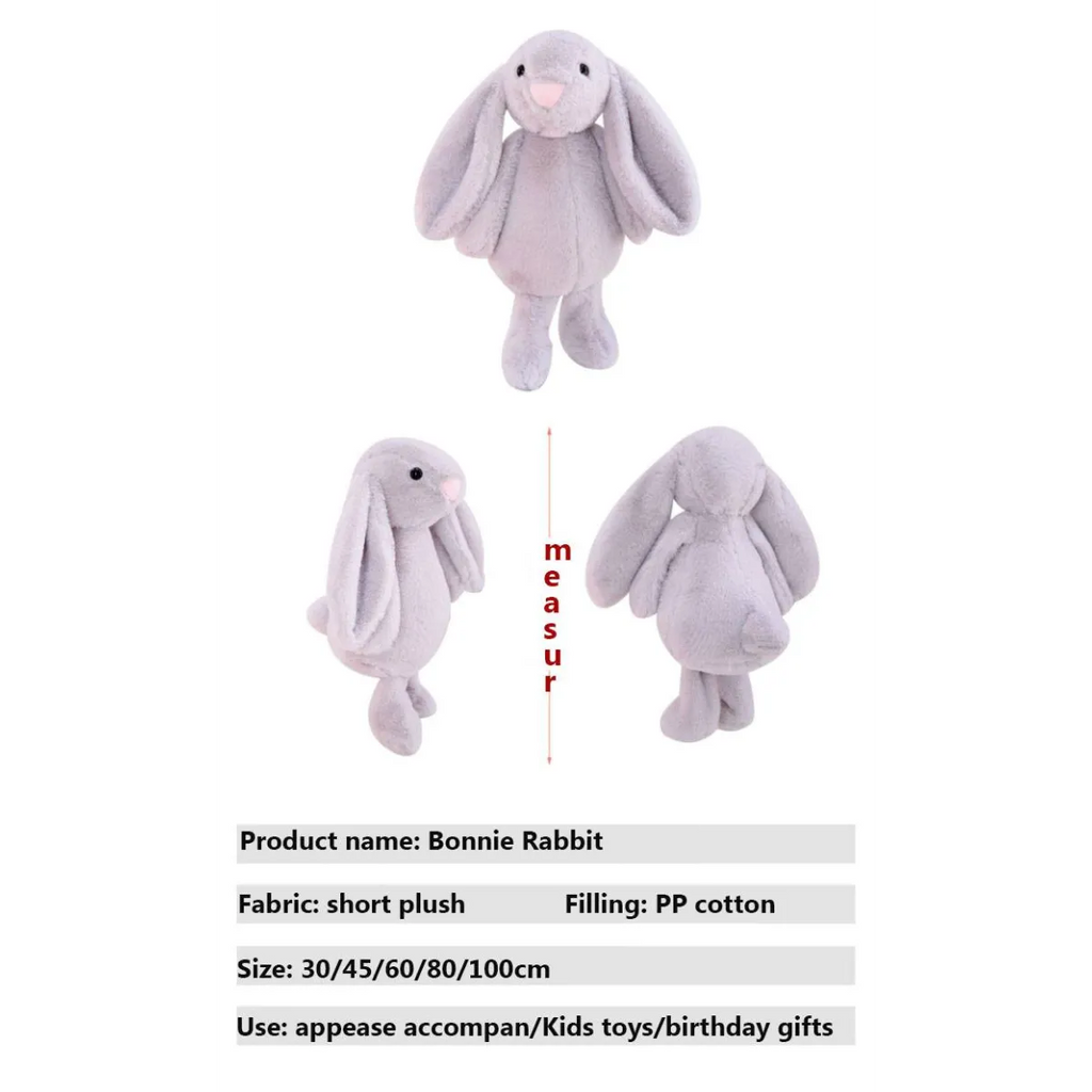 Long Ear Bunny Plushie - Toys - 11
