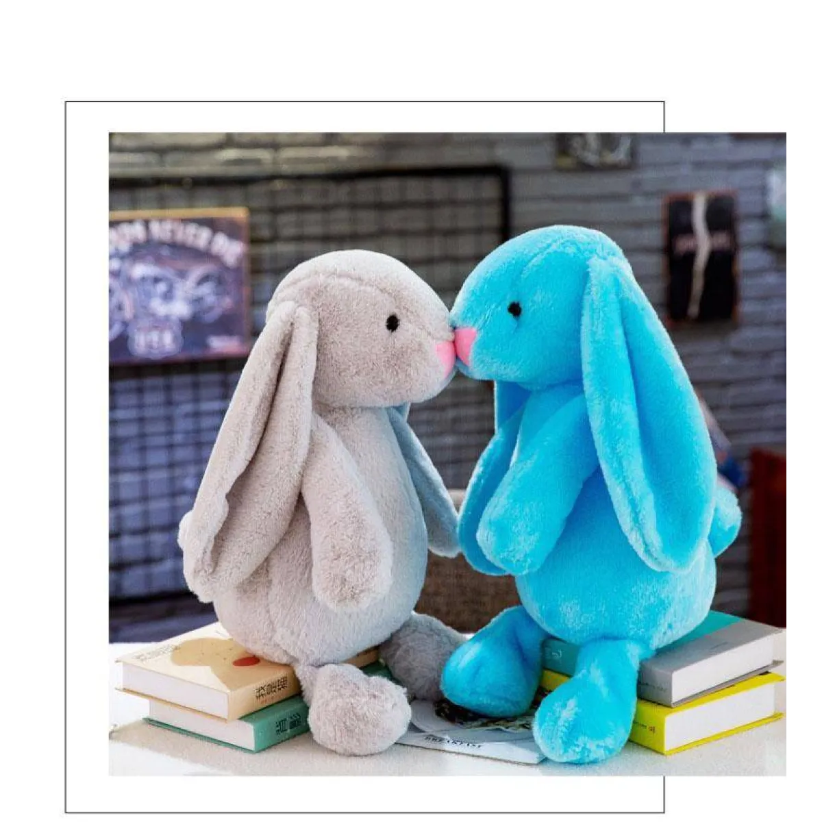 Long Ear Bunny Plushie - Toys - 12