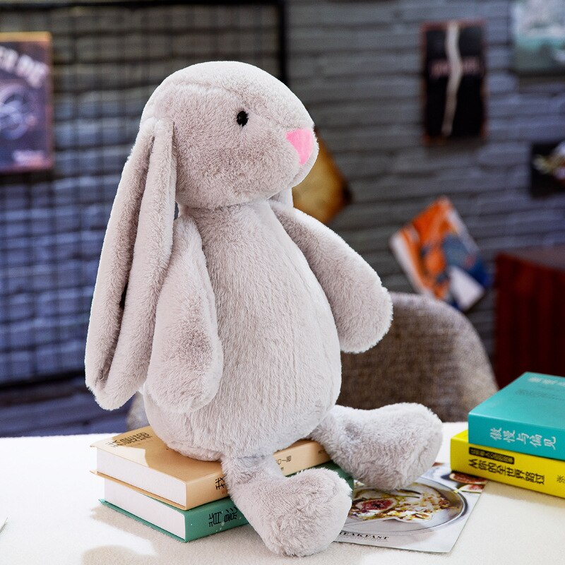 Long Ear Bunny Plushie - Gray / about 30cm - Toys - Clothing - 20 - 2024