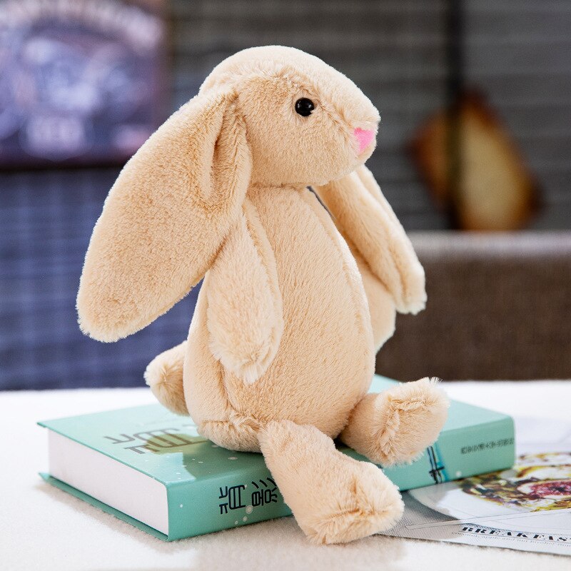 Long Ear Bunny Plushie - Brown / about 30cm - Toys - Clothing - 21 - 2024