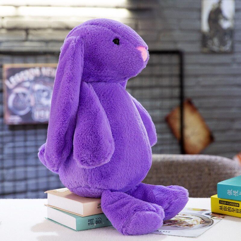 Long Ear Bunny Plushie - Purple / about 30cm - Toys - Clothing - 22 - 2024