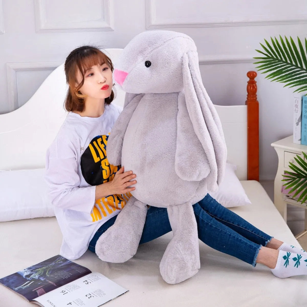 Long Ear Bunny Plushie - Toys - 3