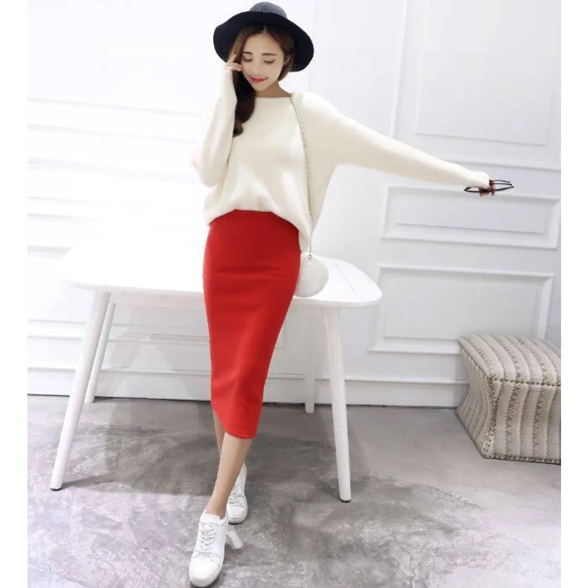 Long Midi Pencil Skirts - Bottoms - 11