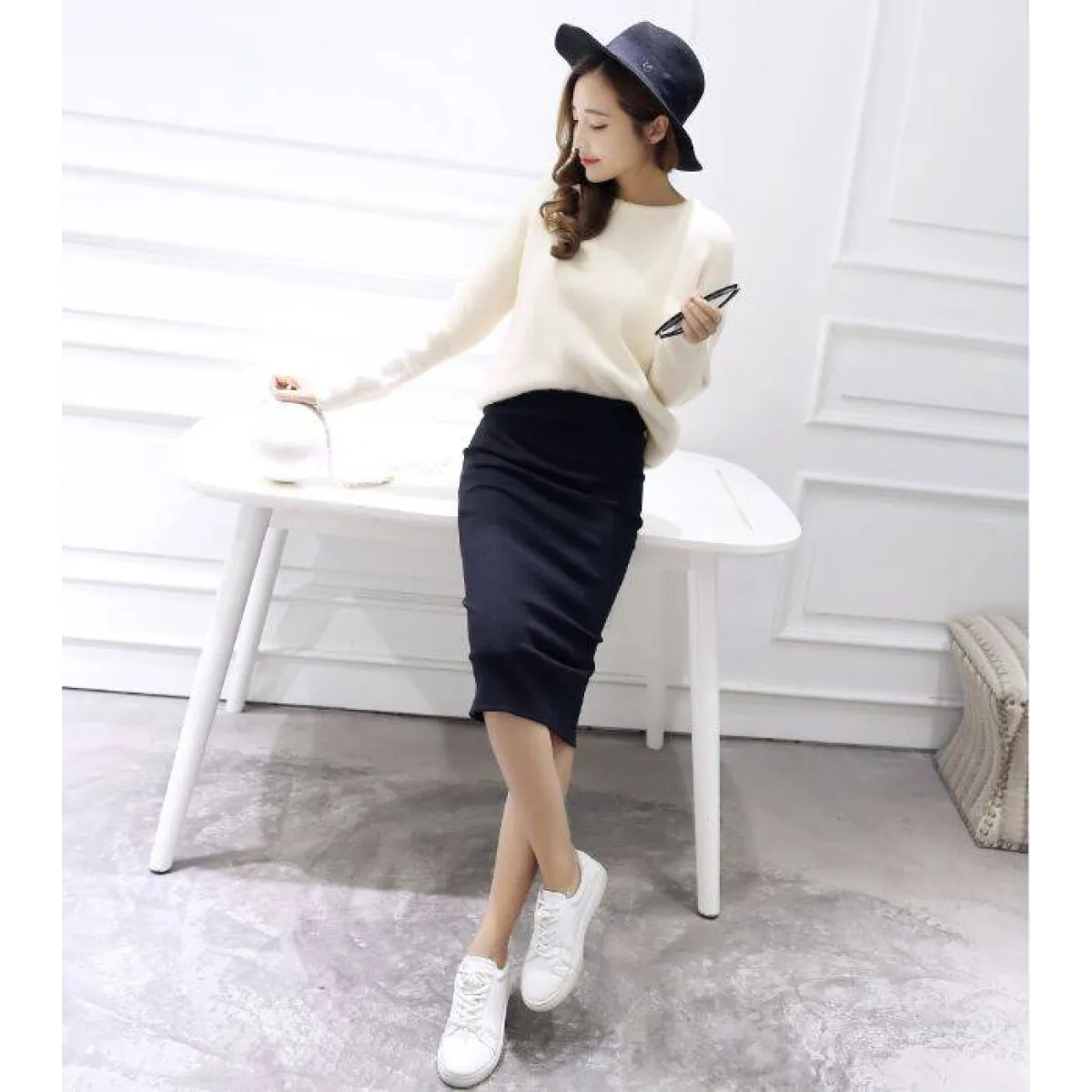 Long Midi Pencil Skirts - Bottoms - 15