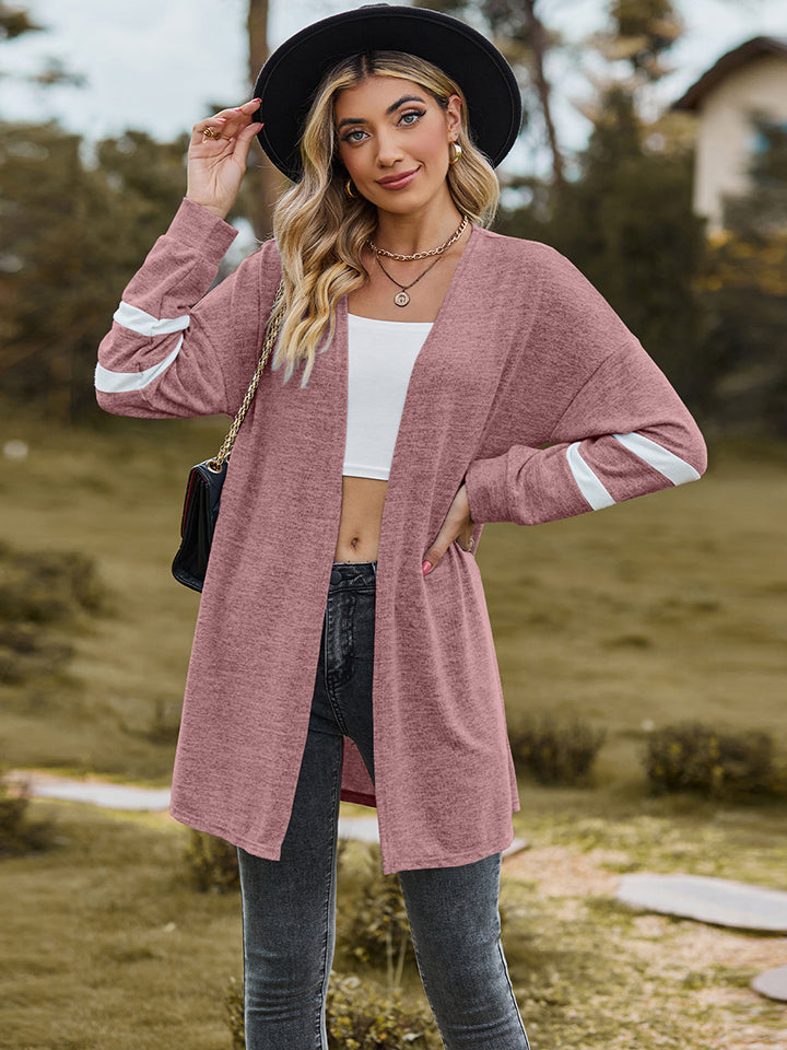 Long Sleeve Cardigan - Light Pink / S - Women’s Clothing & Accessories - Shirts & Tops - 5 - 2024