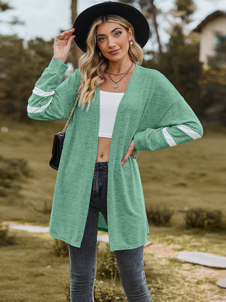 Long Sleeve Cardigan - Green / S - Women’s Clothing & Accessories - Shirts & Tops - 1 - 2024