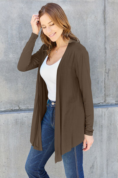 Open Front Long Sleeve Cover Up - Women’s Clothing & Accessories - Shirts & Tops - 10 - 2024