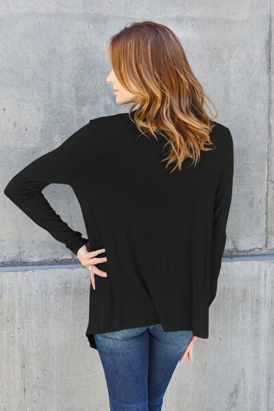 Open Front Long Sleeve Cover Up - Women’s Clothing & Accessories - Shirts & Tops - 19 - 2024