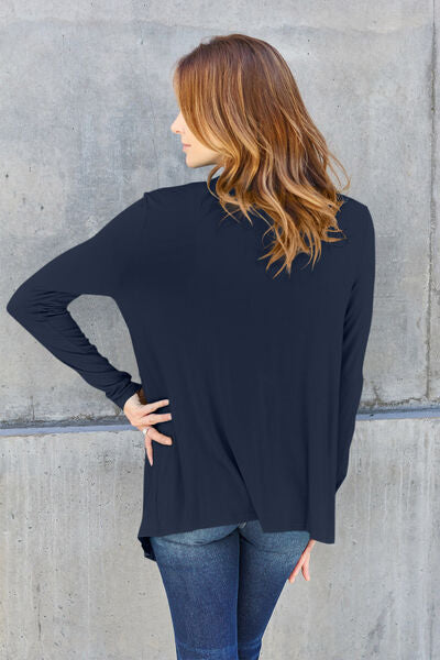 Open Front Long Sleeve Cover Up - Women’s Clothing & Accessories - Shirts & Tops - 3 - 2024