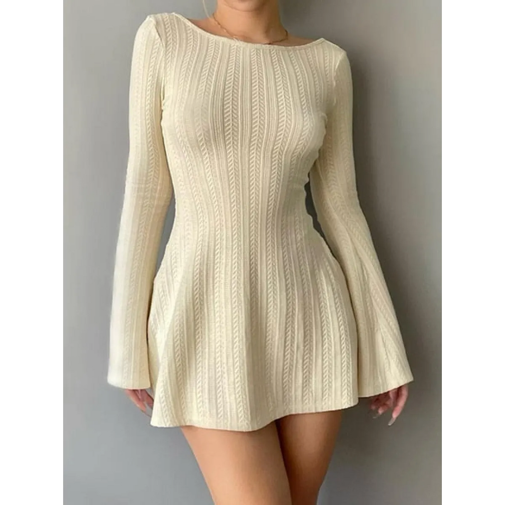 Solid Casual Knitted Dresses - All Dresses - Dresses - 8 - 2024