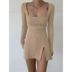 Solid Casual Knitted Dresses - All Dresses - Dresses - 9 - 2024