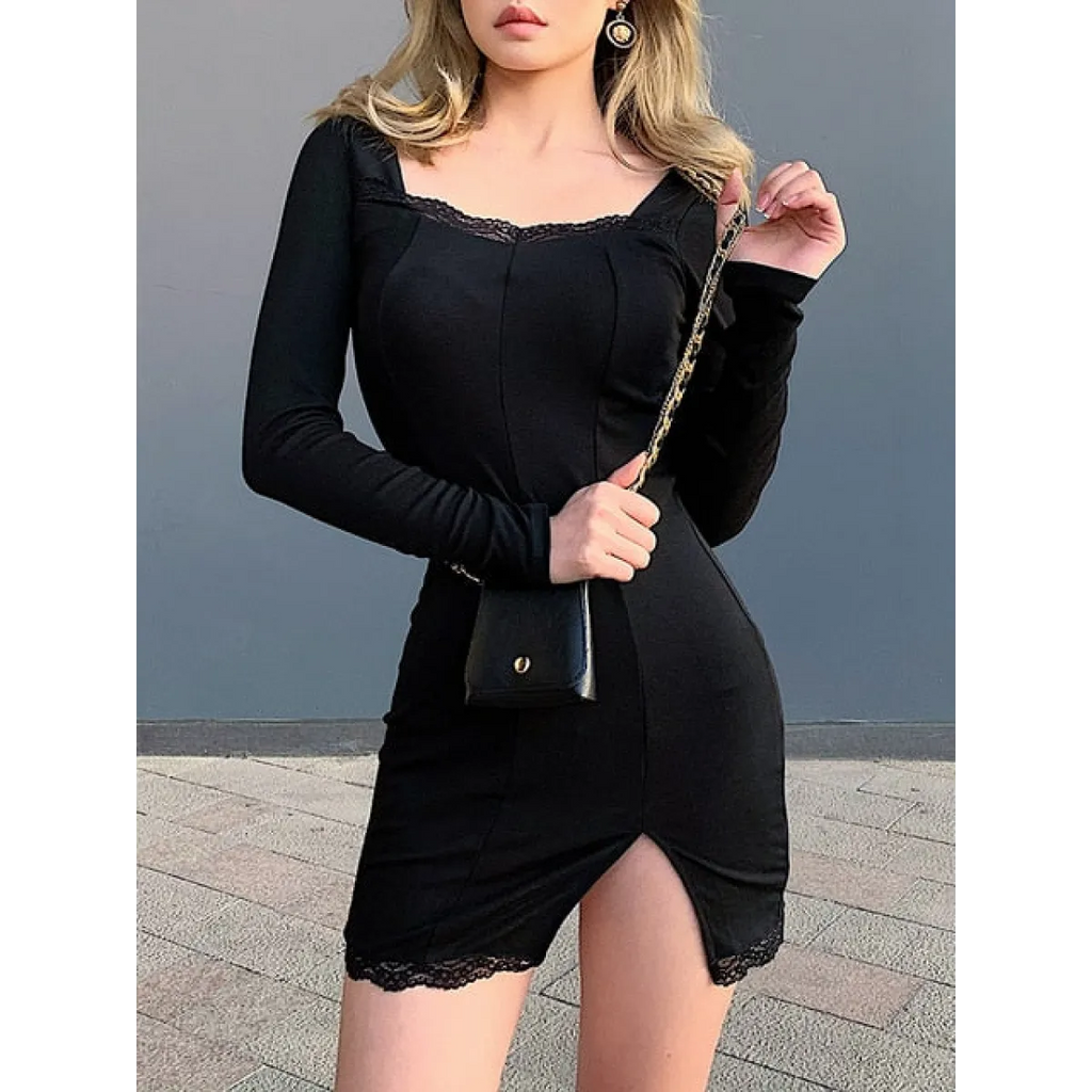 Solid Casual Knitted Dresses - All Dresses - Dresses - 12 - 2024