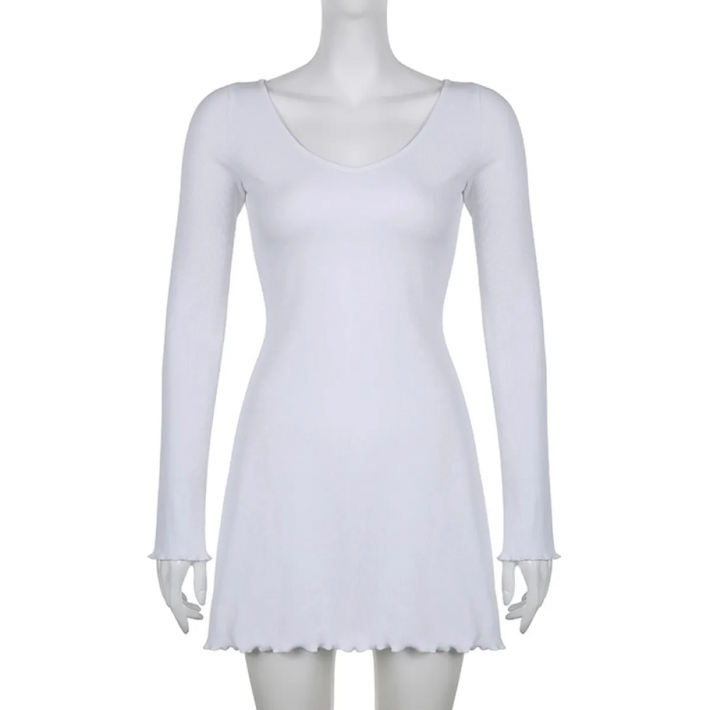 Solid Casual Knitted Dresses - All Dresses - Dresses - 4 - 2024