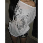 Gothic Vintage Graphic Long Sleeve T-Shirt - T-Shirts - T-Shirts - 5