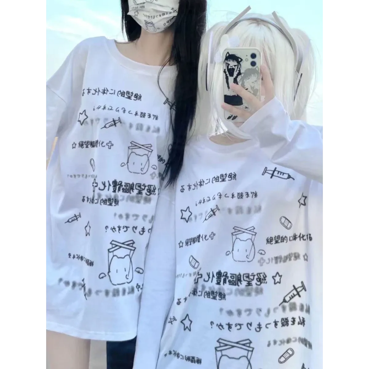 Kawaii Harajuku Letter Print Long Sleeve Tee - T-Shirts - T-Shirts - 6