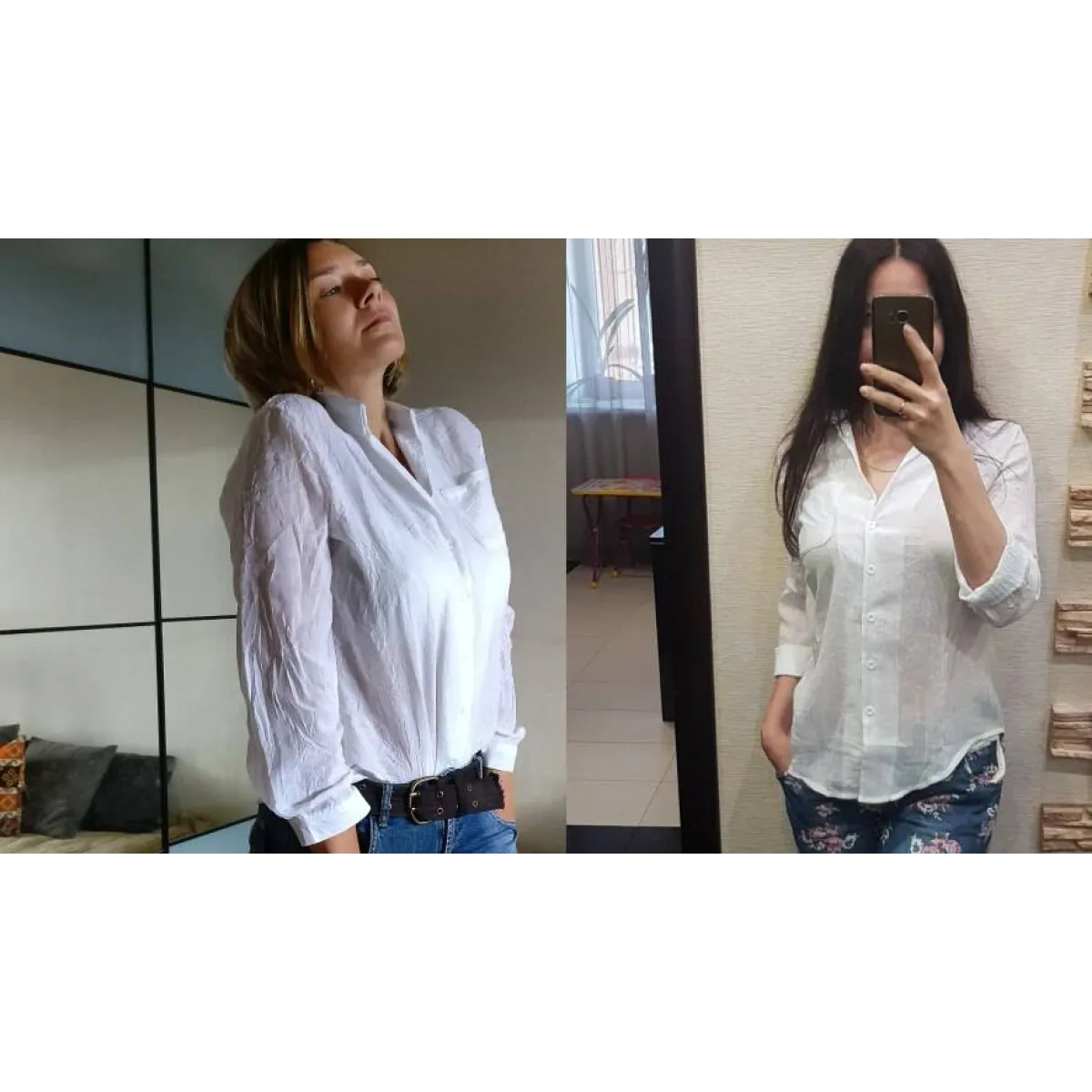 Long Sleeve Linen Blouse - Women’s Clothing & Accessories - Shirts & Tops - 8 - 2024