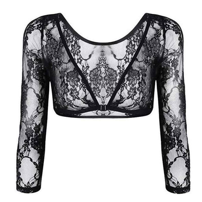 Long Sleeve Mesh Shaping Top - Women’s Clothing & Accessories - Shirts & Tops - 13 - 2024