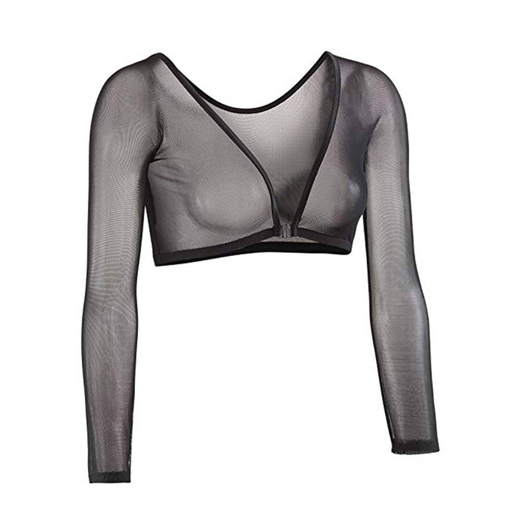 Long Sleeve Mesh Shaping Top - Women’s Clothing & Accessories - Shirts & Tops - 17 - 2024