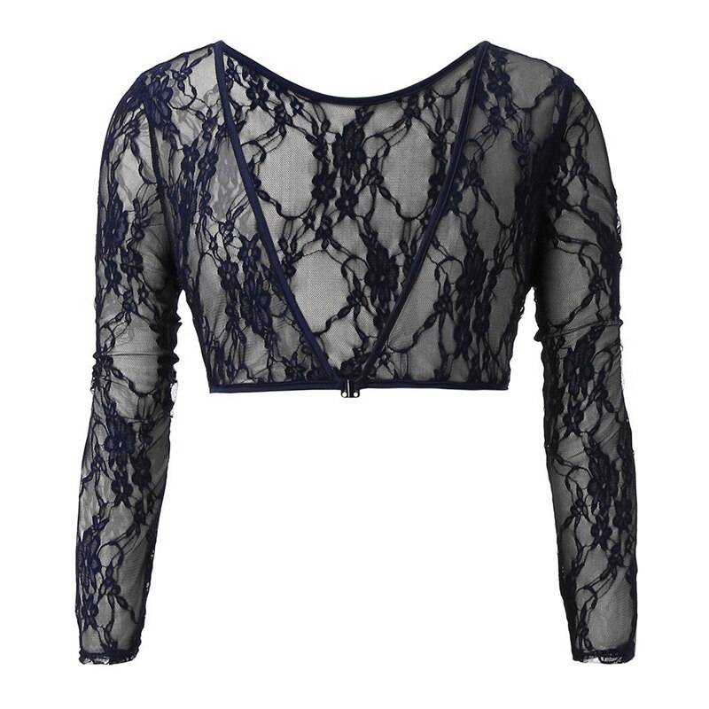 Long Sleeve Mesh Shaping Top - Women’s Clothing & Accessories - Shirts & Tops - 19 - 2024