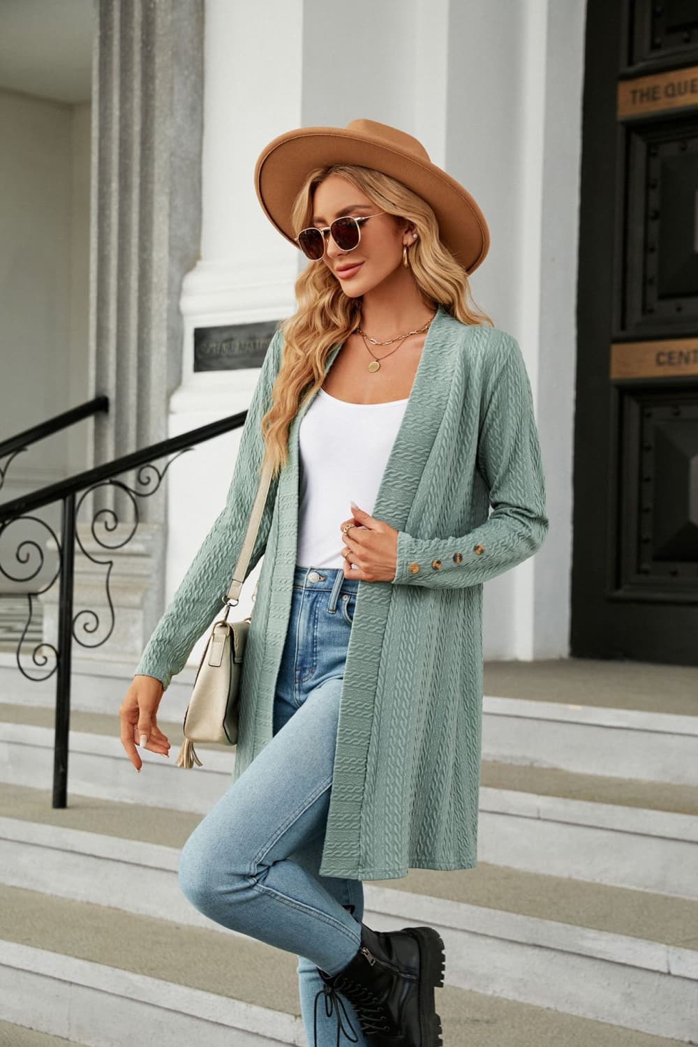 Long Sleeve Open Front Cardigan - Women’s Clothing & Accessories - Shirts & Tops - 5 - 2024