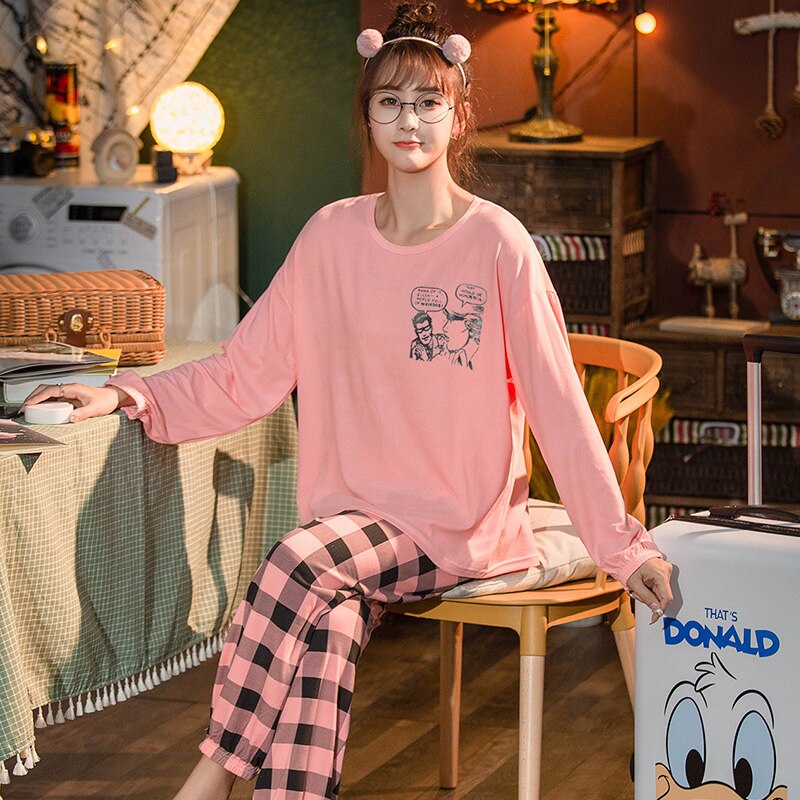 Comfy Long Sleeve Pajamas Set - Pink / XL - Women’s Clothing & Accessories - Loungewear - 4 - 2024