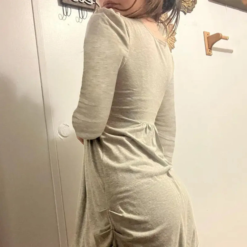 Sweet Bow Patchwork Long Sleeve Dress - All Dresses - Dresses - 3