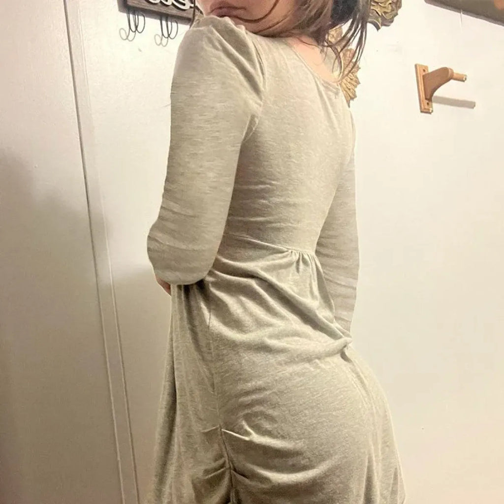 Sweet Bow Patchwork Long Sleeve Dress - All Dresses - Dresses - 5