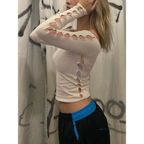 Slim Fit Solid Long Sleeve T-shirt - Khaki / M - T-Shirts - Clothing - 9 - 2024