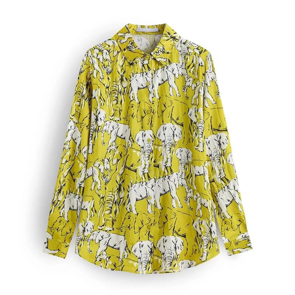 Women’s Long Sleeved Blouse - Women’s Clothing & Accessories - 17