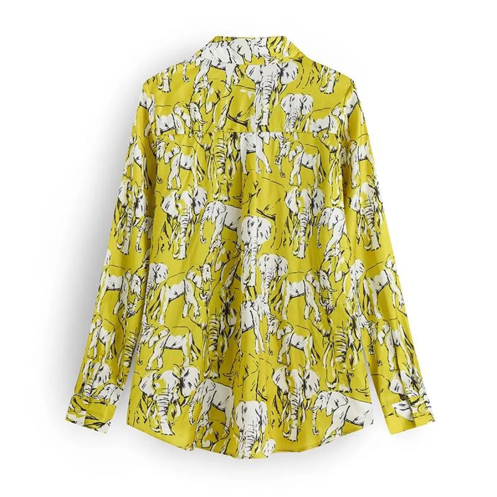 Women’s Long Sleeved Blouse - Women’s Clothing & Accessories - 18