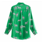 Women’s Long Sleeved Blouse - Women’s Clothing & Accessories - 32