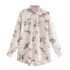 Women’s Long Sleeved Blouse - Women’s Clothing & Accessories - 41