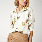 Women’s Long Sleeved Blouse - Women’s Clothing & Accessories - 50