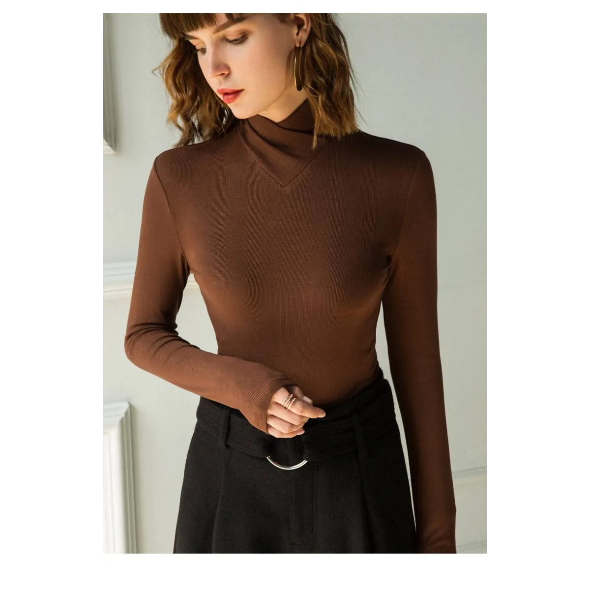 Long-Sleeved Fleece Pullover - Sweaters - 10