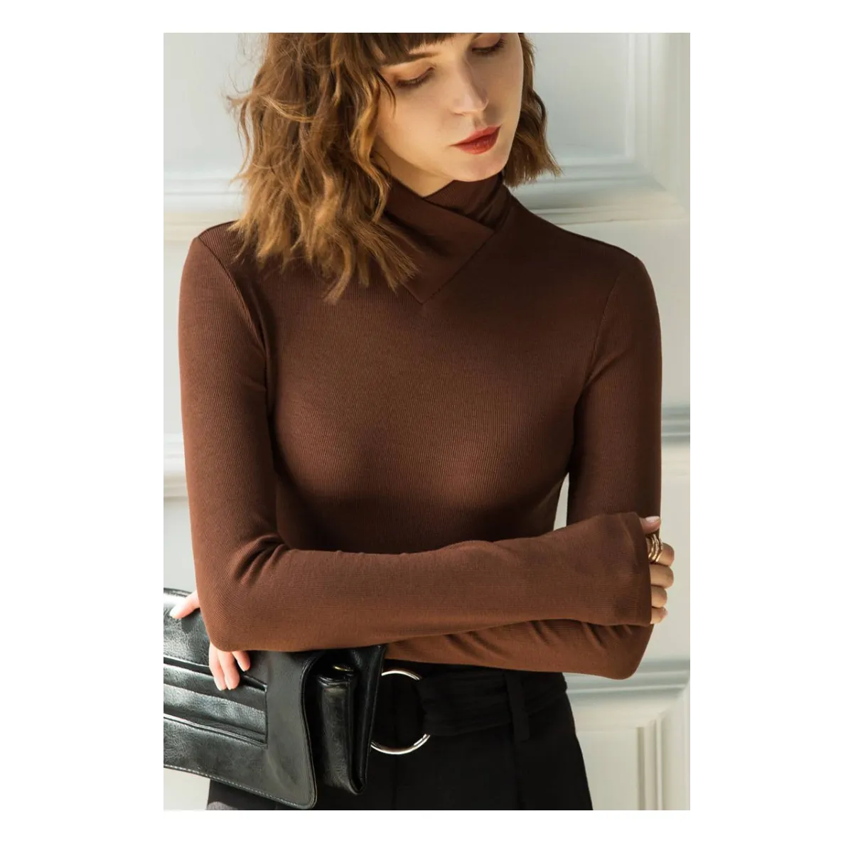 Long-Sleeved Fleece Pullover - Sweaters - 12