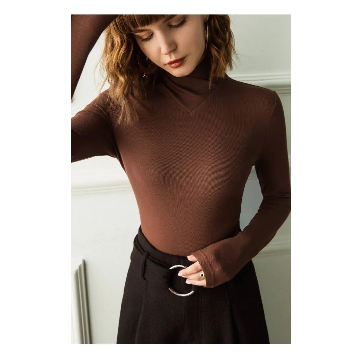 Long-Sleeved Fleece Pullover - Sweaters - 13