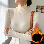 Long-Sleeved Fleece Pullover - Sweaters - 2