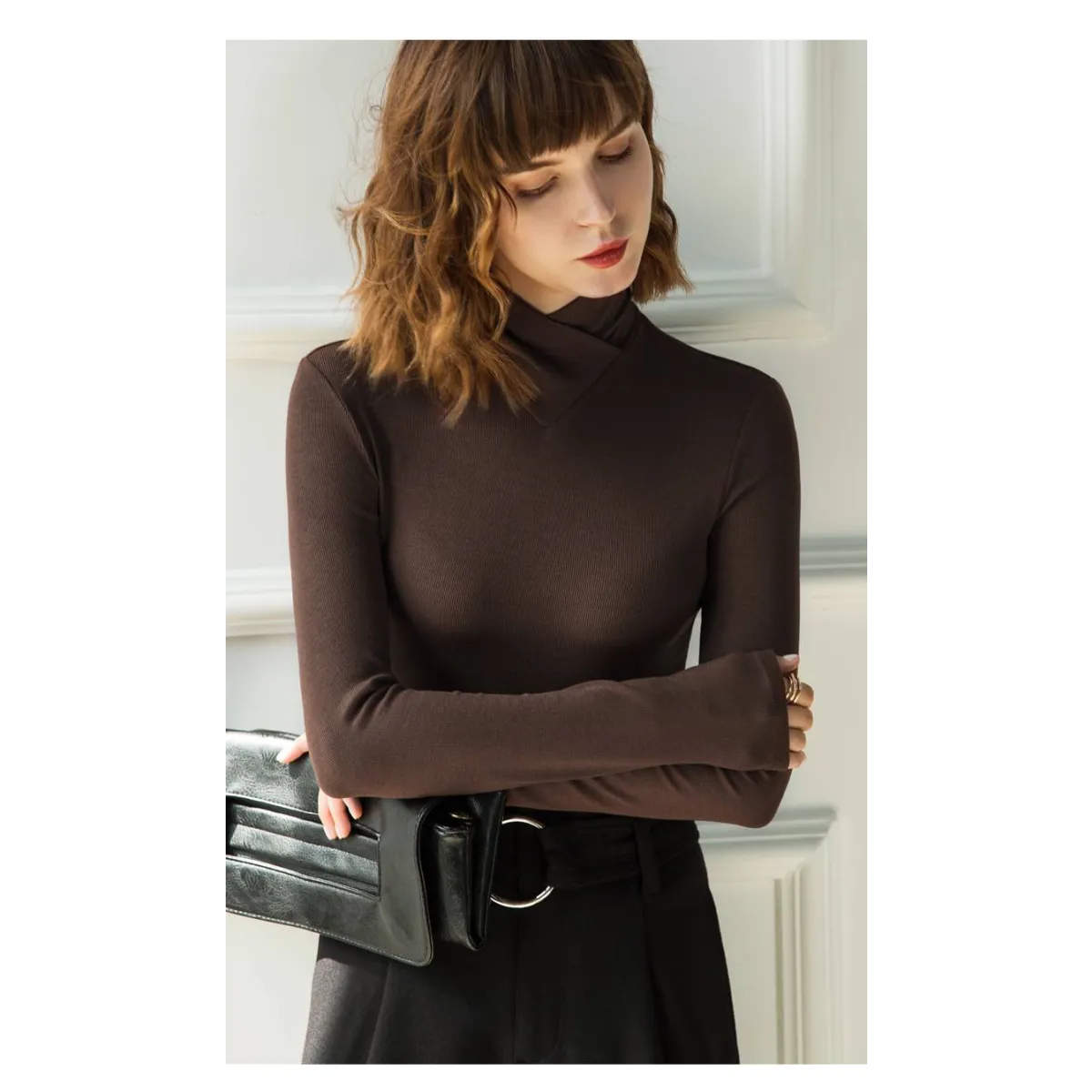 Long-Sleeved Fleece Pullover - Sweaters - 22