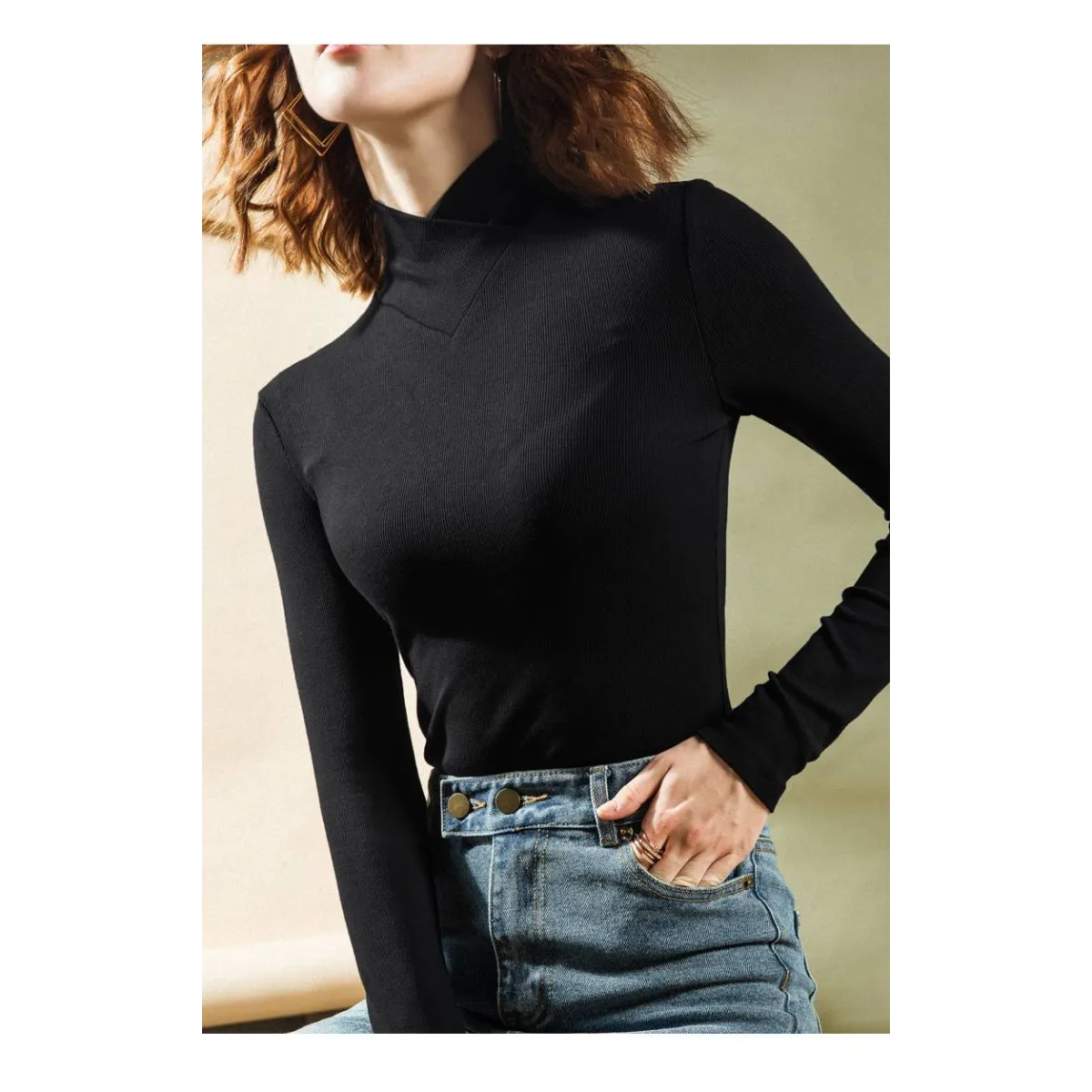 Long-Sleeved Fleece Pullover - Sweaters - 23