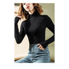 Long-Sleeved Fleece Pullover - Sweaters - 25