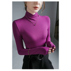 Long-Sleeved Fleece Pullover - Sweaters - 27