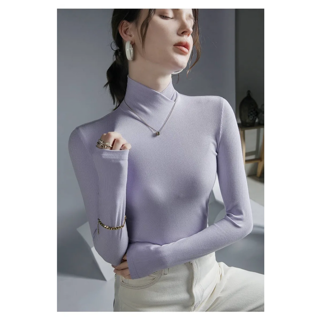 Long-Sleeved Fleece Pullover - Sweaters - 30