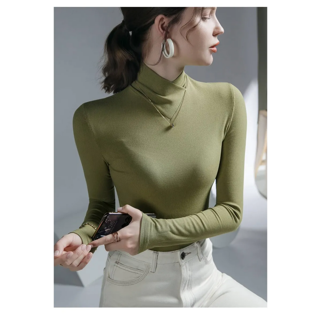 Long-Sleeved Fleece Pullover - Sweaters - 32