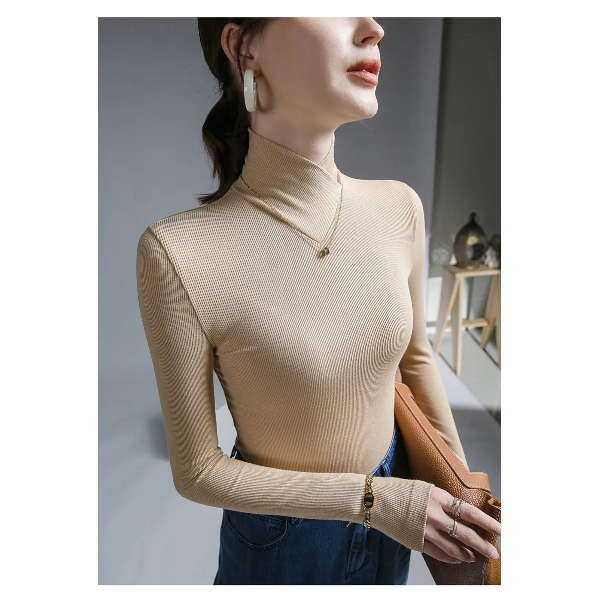 Long-Sleeved Fleece Pullover - Sweaters - 39