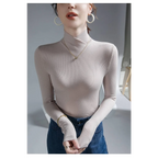 Long-Sleeved Fleece Pullover - Sweaters - 40