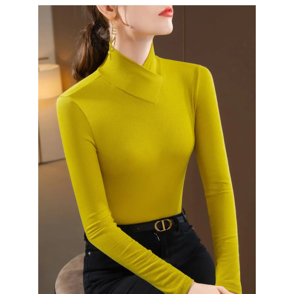 Long-Sleeved Fleece Pullover - Sweaters - 45