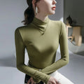 Long-Sleeved Fleece Pullover - Sweaters - 58