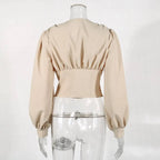 Long-sleeved Korean Blouse - Women’s Clothing & Accessories - 5