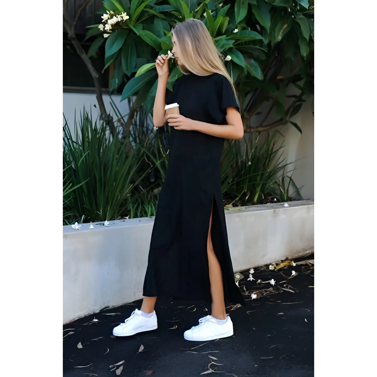 Long Split Dress - All Dresses - 5