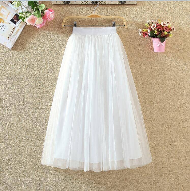 Long Tutu Skirt - White / XS - Bottoms - Pants - 22 - 2024